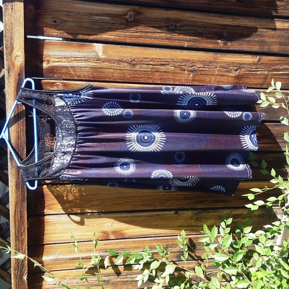 Navy Blue Goe. Lace beach cover up - Picture 3 of 7